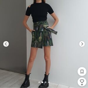 Mango Watercolor Wrap Skirt‎ Florixta